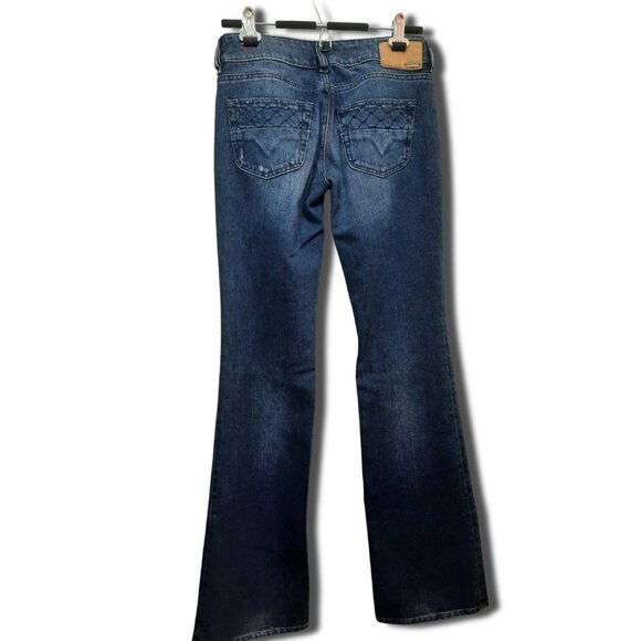 Y2K Diesel Industry Low Rise Bootcut Jeans Deadstock With Tag Size 27 x 34 - Picture 7 of 13